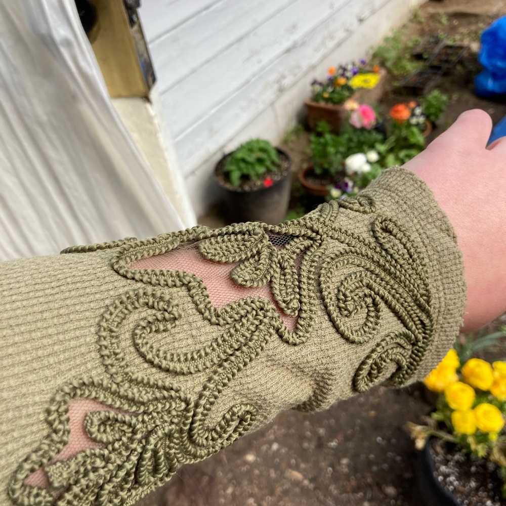 Free People Army Green Thermal